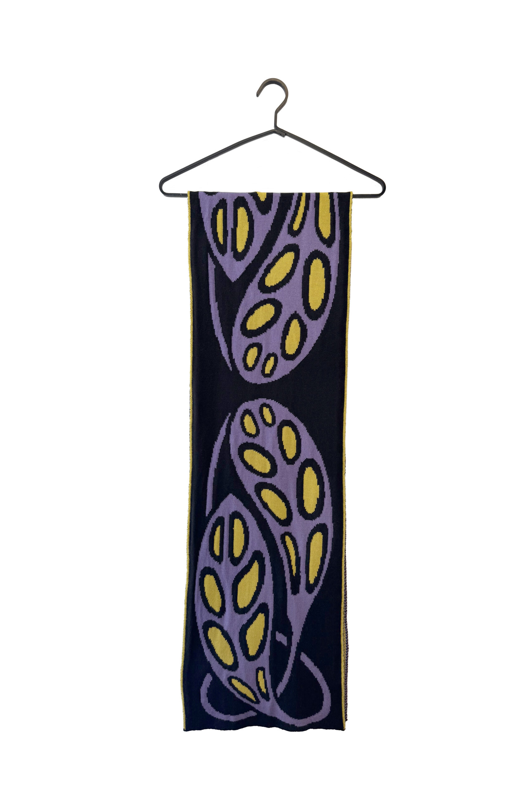 Leaves Scarf Violet - Image 2